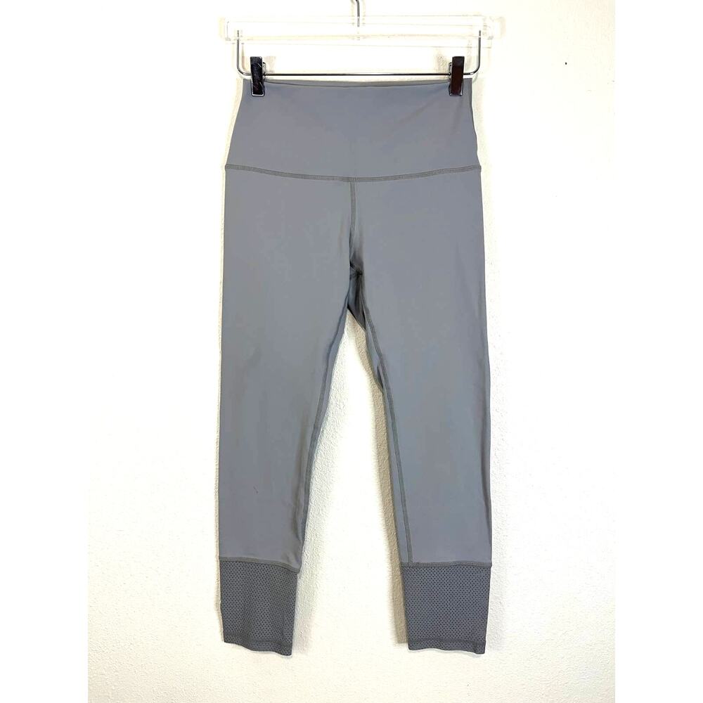 Zyia Gray High Waist Leggings Women's Size Large